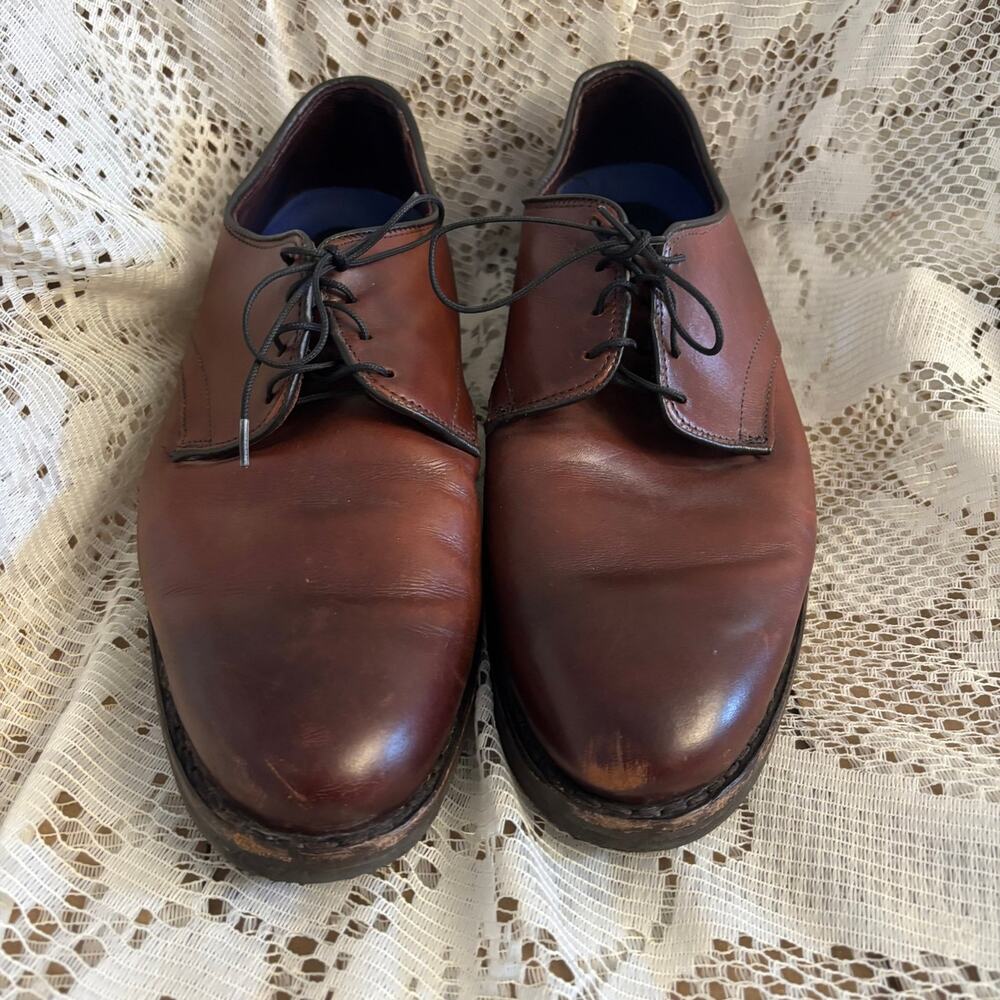 Allen Edmonds LAX Men's US 10 Brown Leather Derby Shoes
